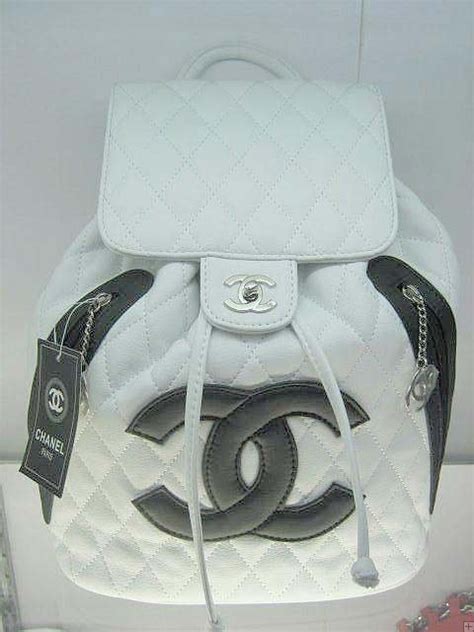 white chanel backpack|chanel latest backpack.